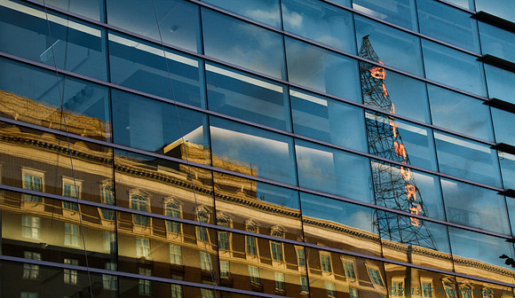 Reflection of Biltmore Hotel; Atlanta, GA.