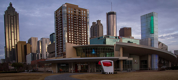 Downtown Atlanta from Centennial Olympic Park
